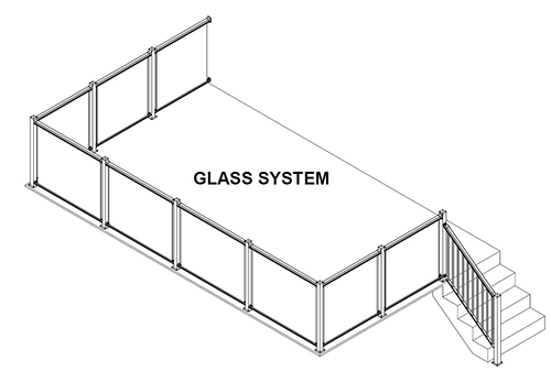 Component Glass Railing